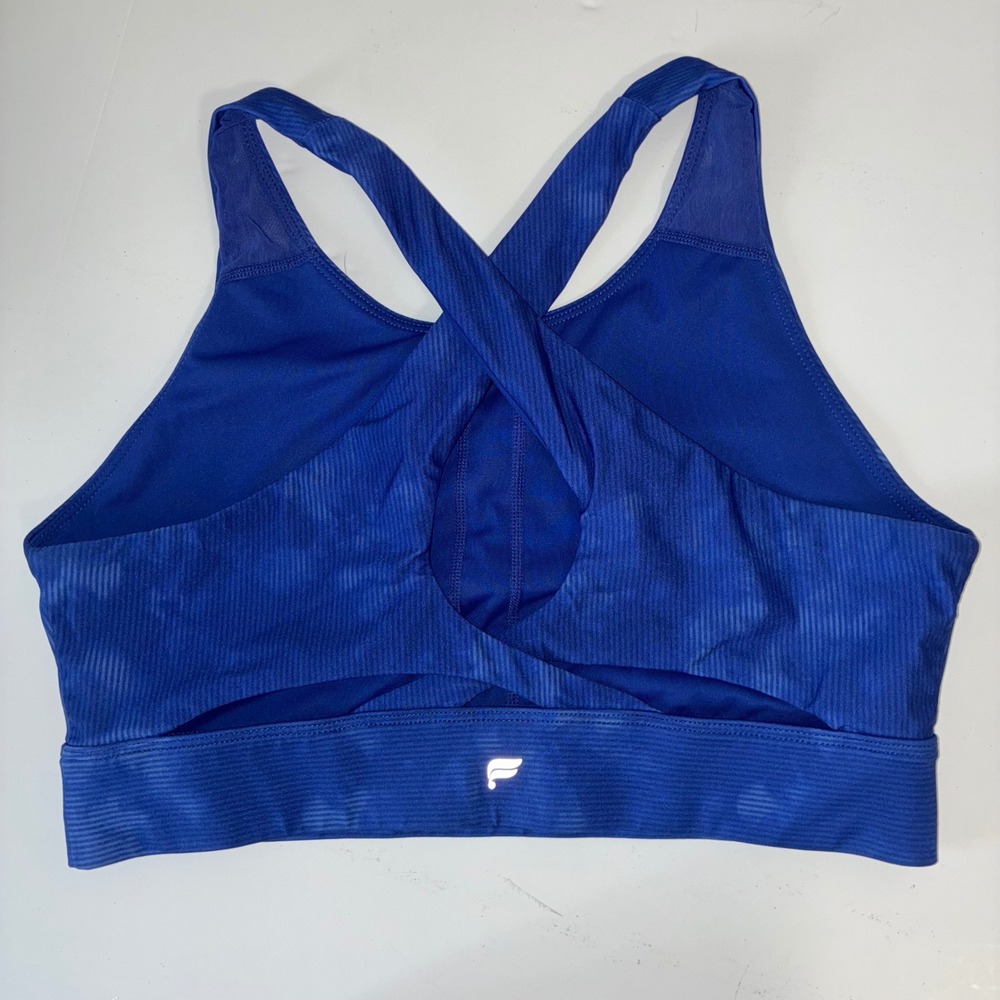 Fabletics Bundle Blue Ribbed Sports Bra & Navy Po… - image 2